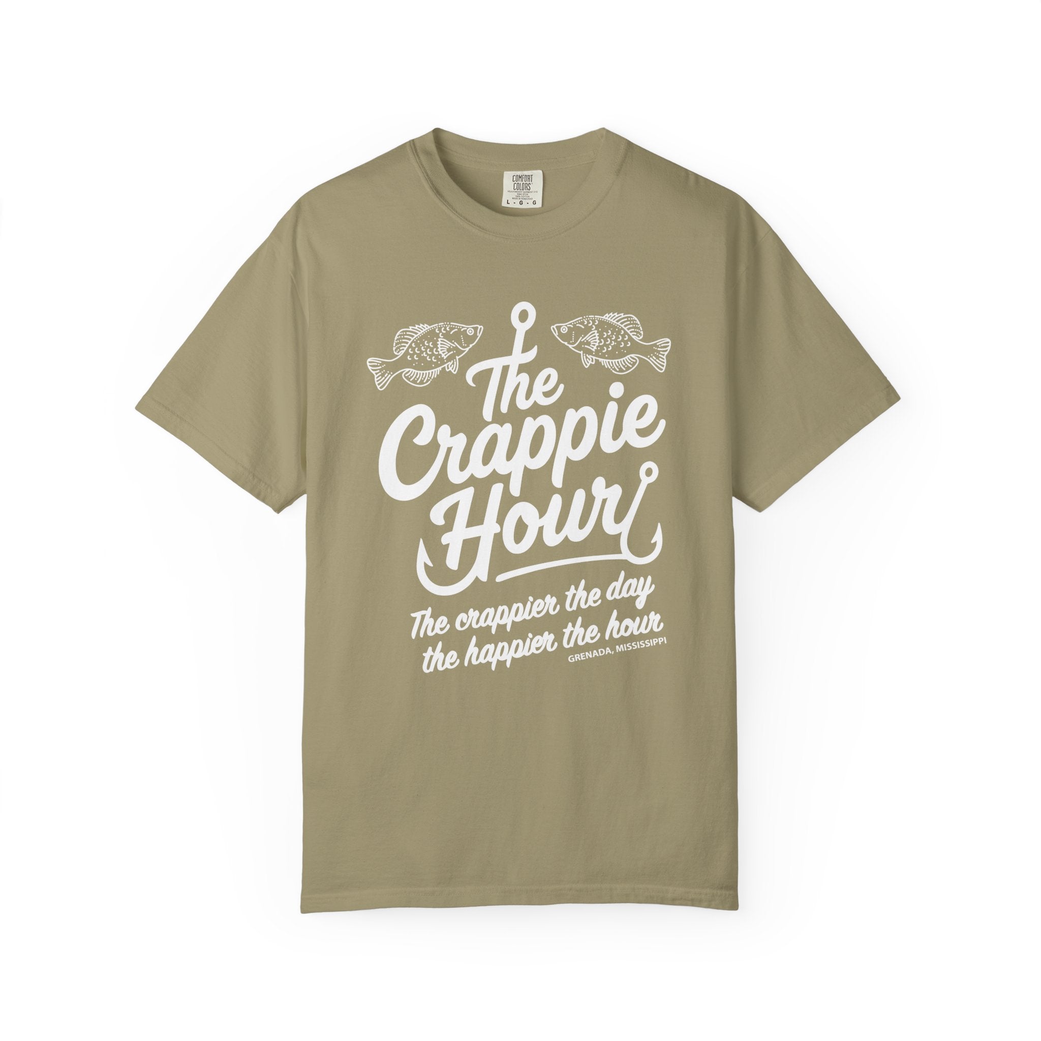 Crappie Hour T-Shirt: The crappier the day, the happier the hour
