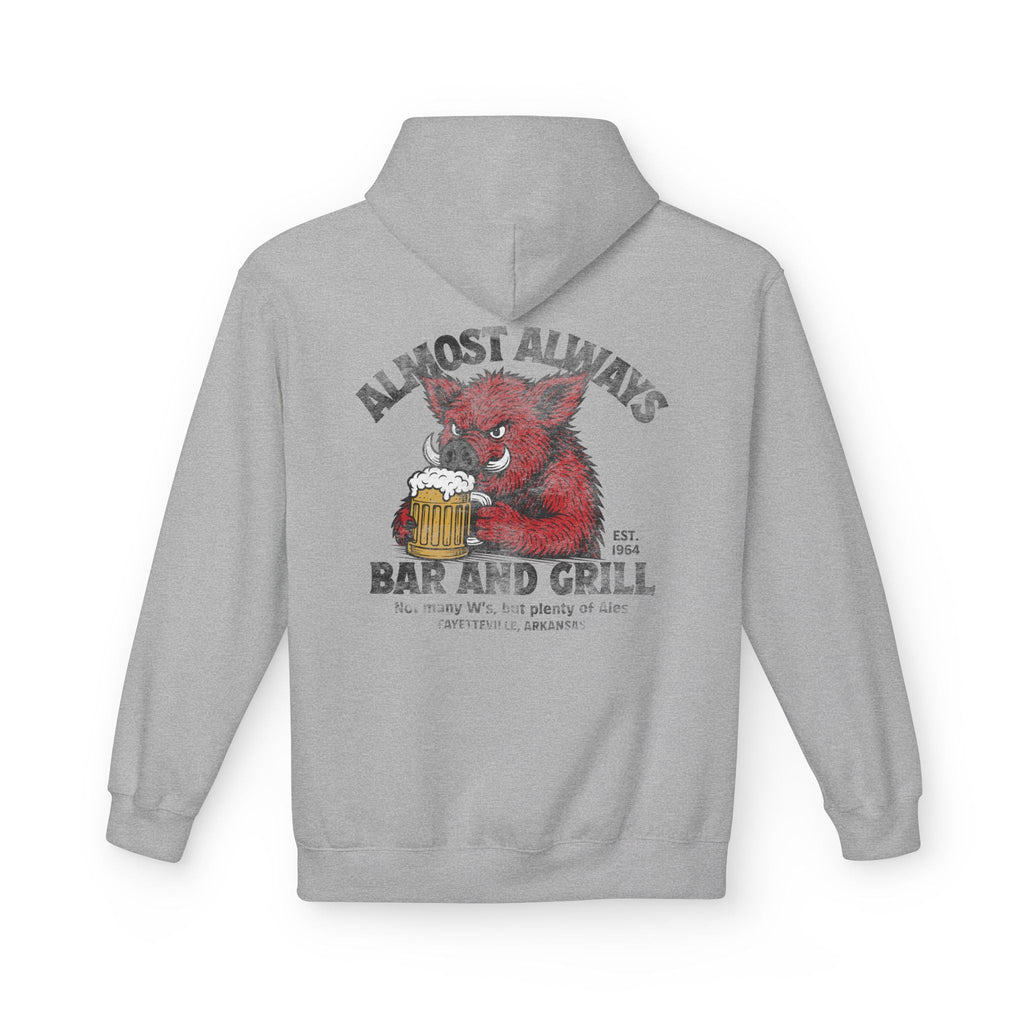 Almost Always Bar & Grill Hoodie: Not many W's, but plenty of Ales - J Pop's Closet