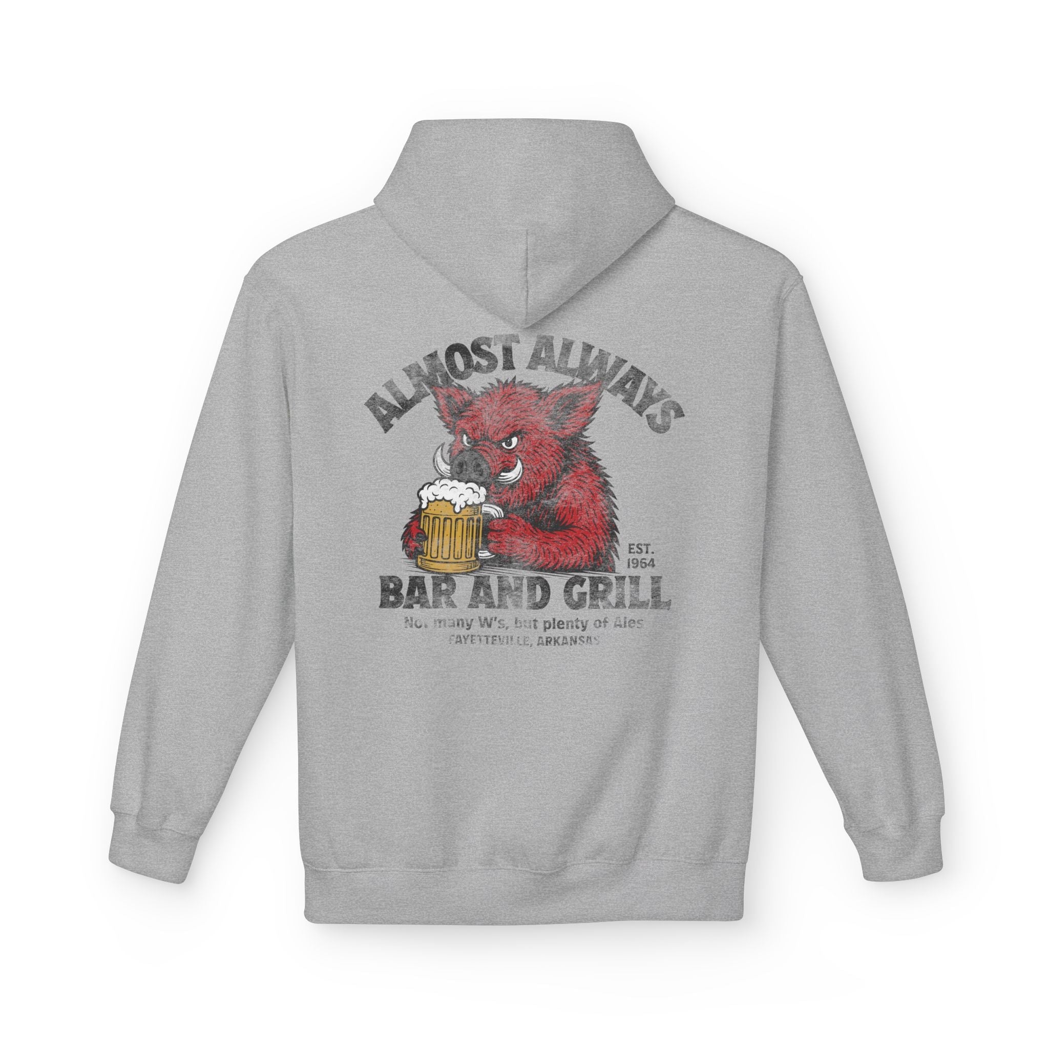 Almost Always Bar & Grill Hoodie: Not many W's, but plenty of Ales - J Pop's Closet