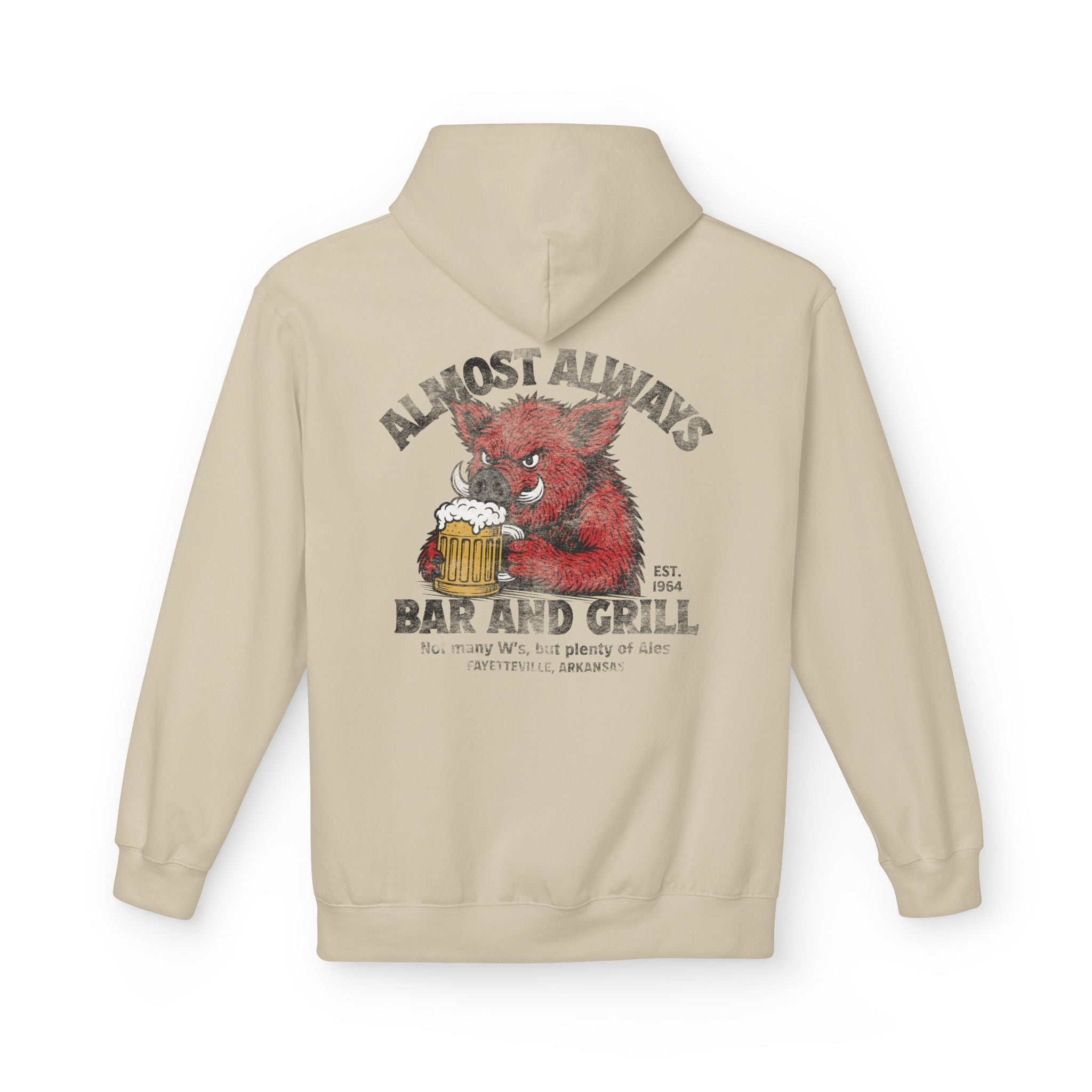 Almost Always Bar & Grill Hoodie: Not many W's, but plenty of Ales - J Pop's Closet