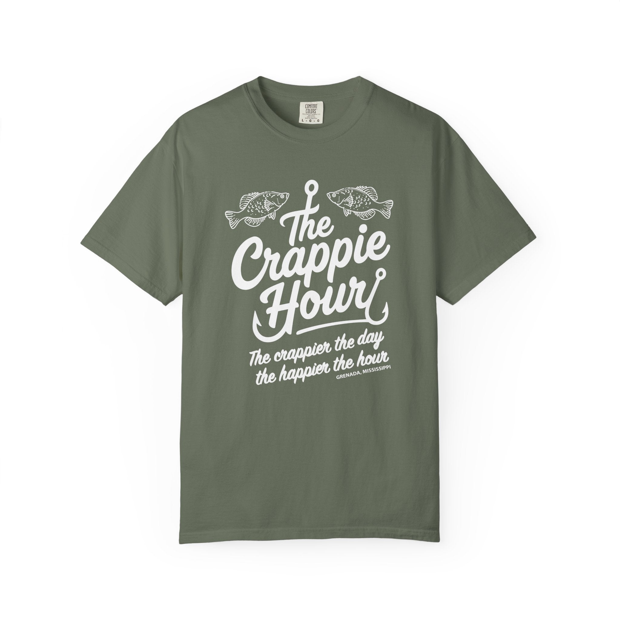Crappie Hour T-Shirt: The crappier the day, the happier the hour - J Pop's Closet