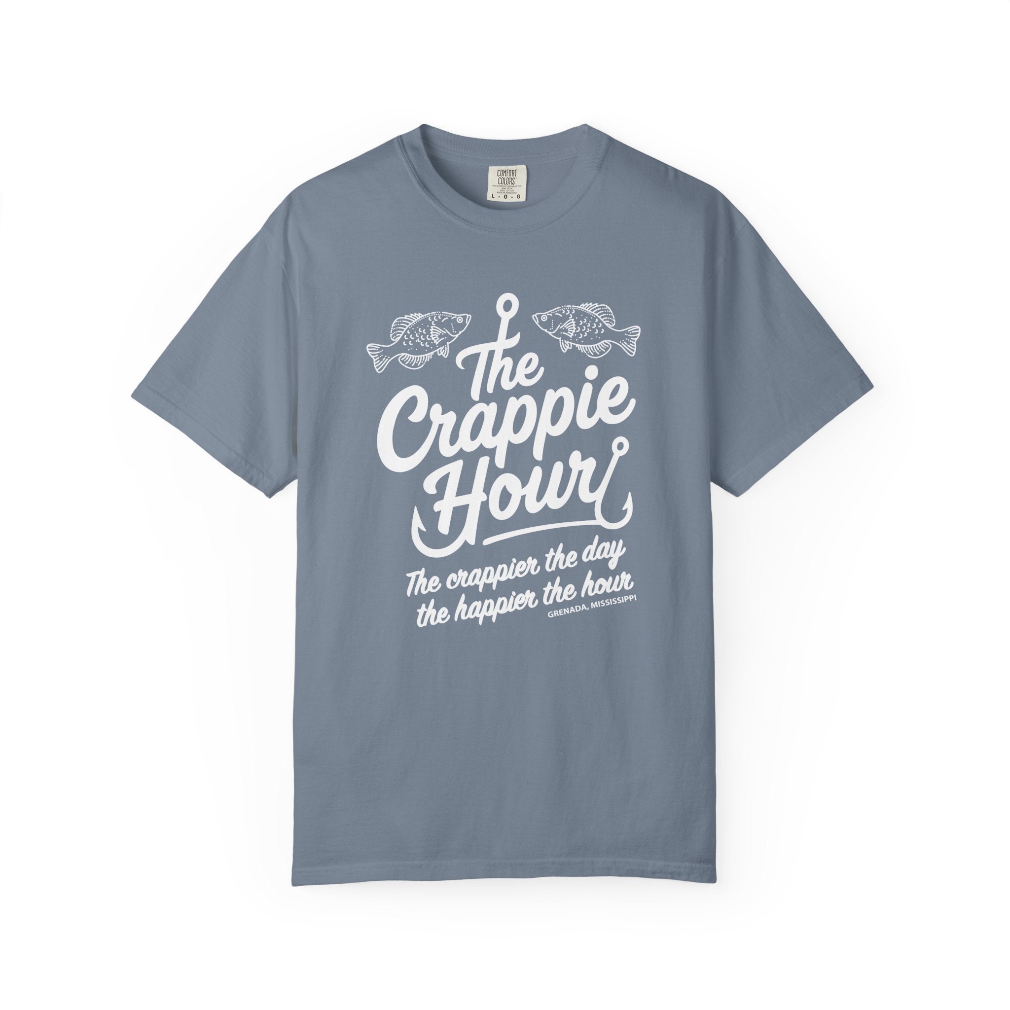 Crappie Hour T-Shirt: The crappier the day, the happier the hour - J Pop's Closet