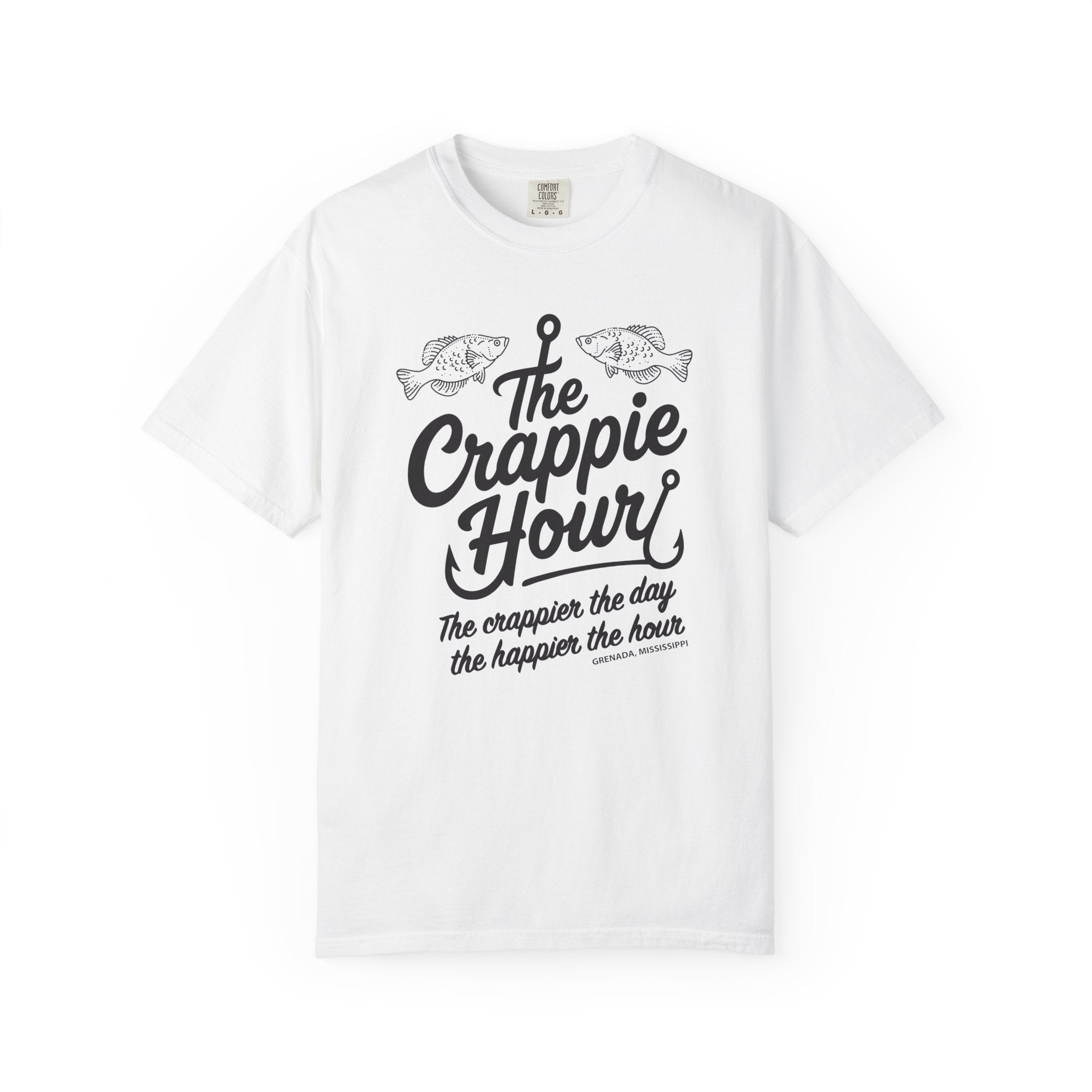 Crappie Hour T-Shirt: The crappier the day, the happier the hour - J Pop's Closet