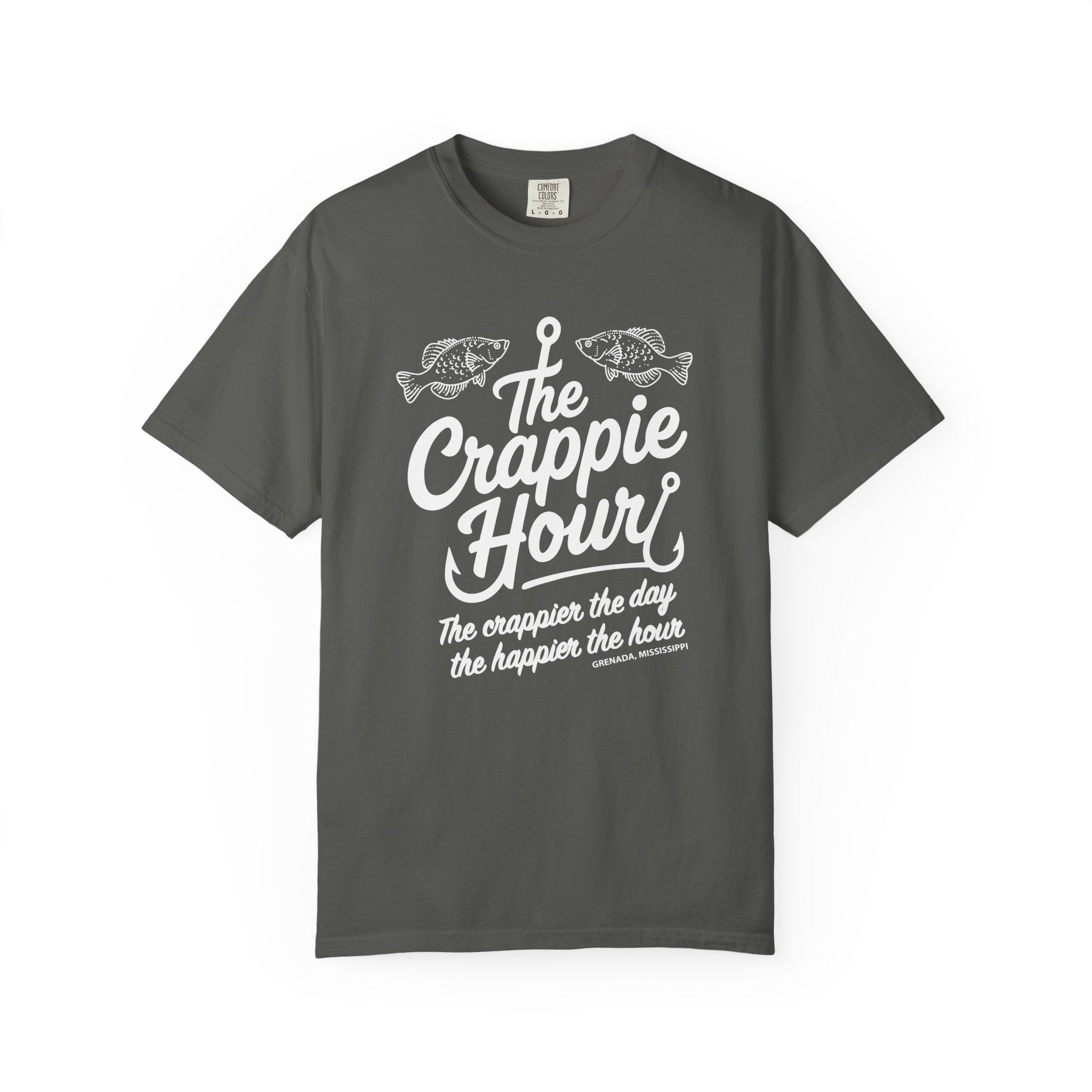 Crappie Hour T-Shirt: The crappier the day, the happier the hour - J Pop's Closet