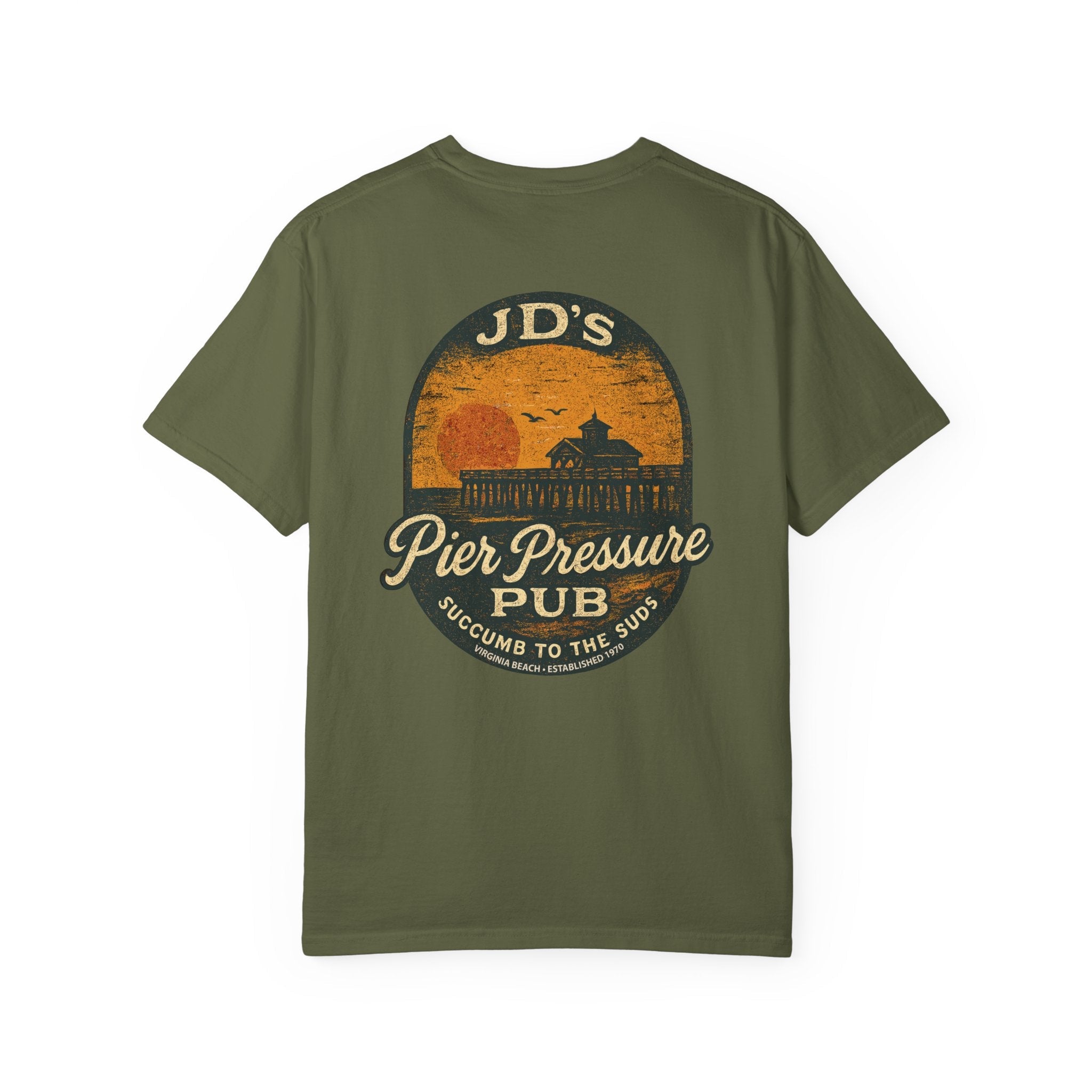 JD's Pier Pressure Pub T-Shirt: Succumb to the Suds - J Pop's Closet