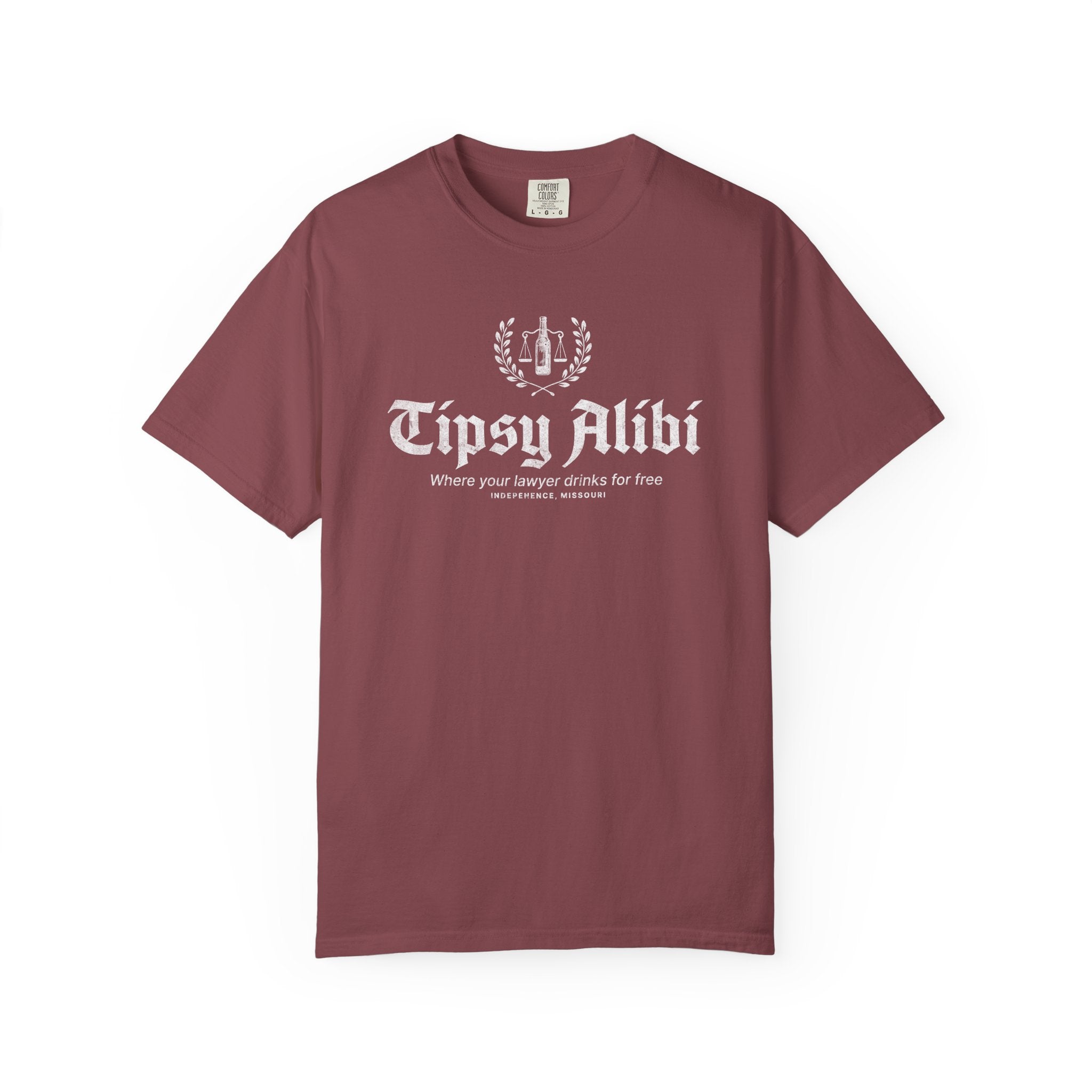 Tipsy Albi T-shirt: Where your lawyer drinks for free - J Pop's Closet