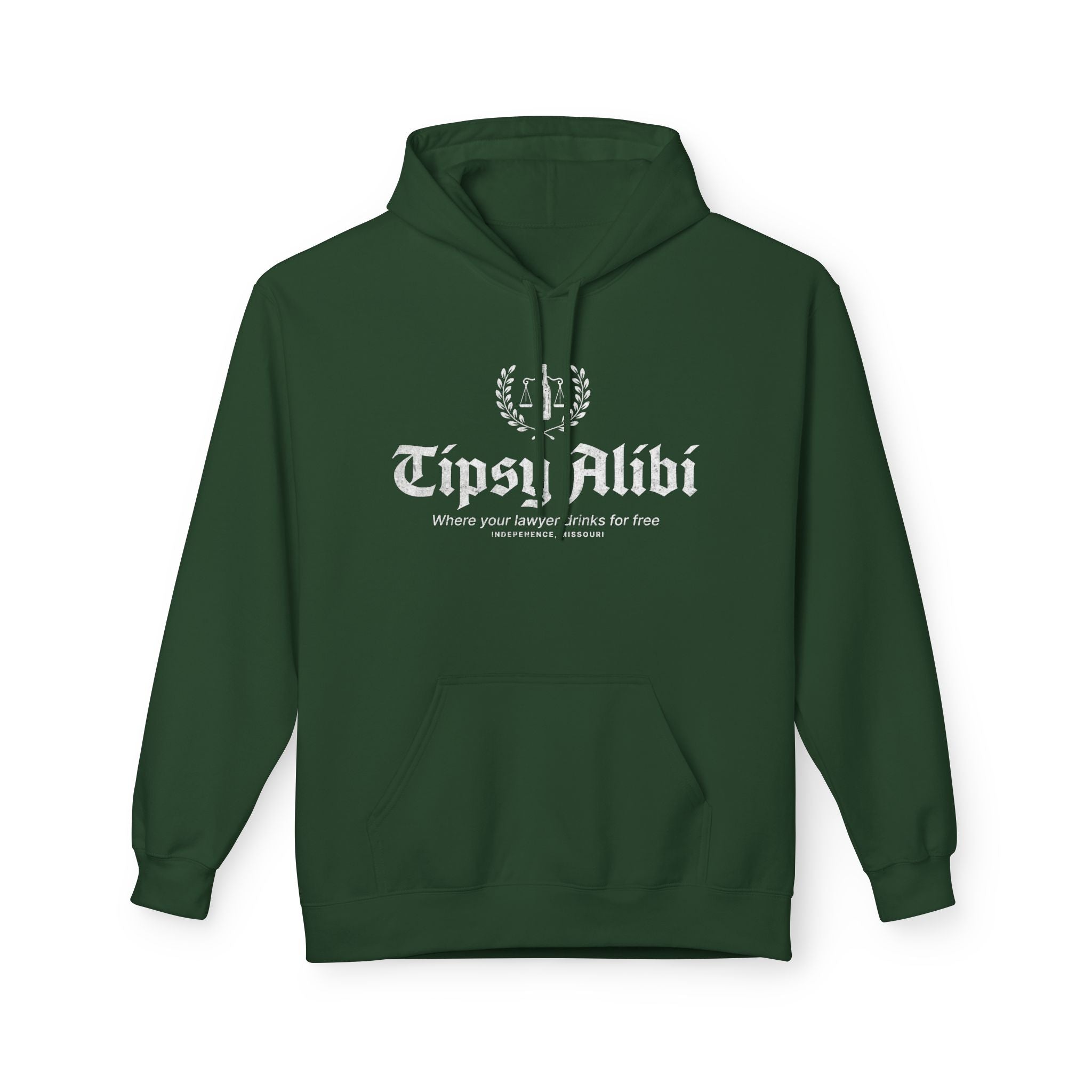 Tipsy Alibi Hoodie: Where your lawyer drinks for free - J Pop's Closet