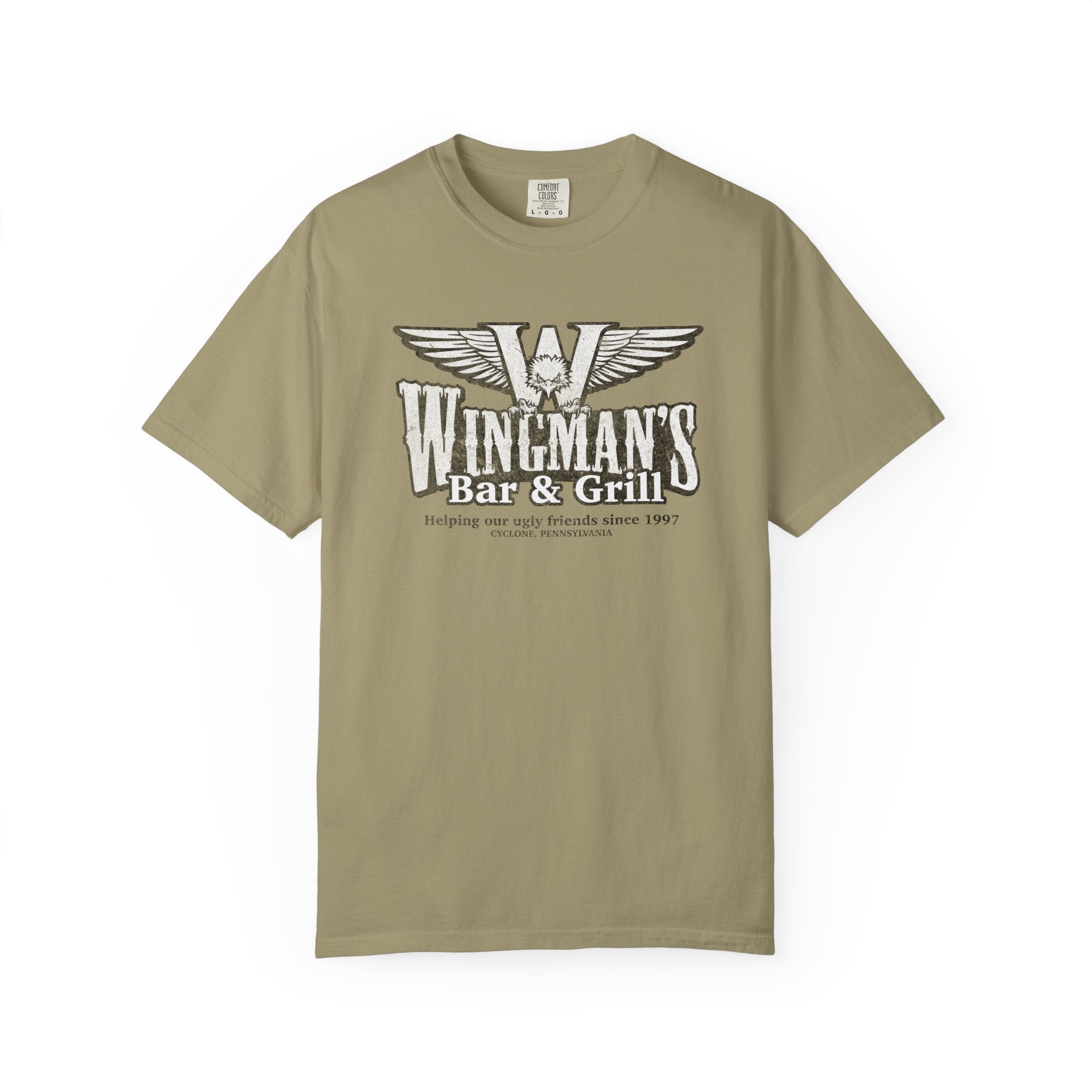 Wingman's Bar & Grill T-Shirt: Helping our ugly friends since 1997 - J Pop's Closet