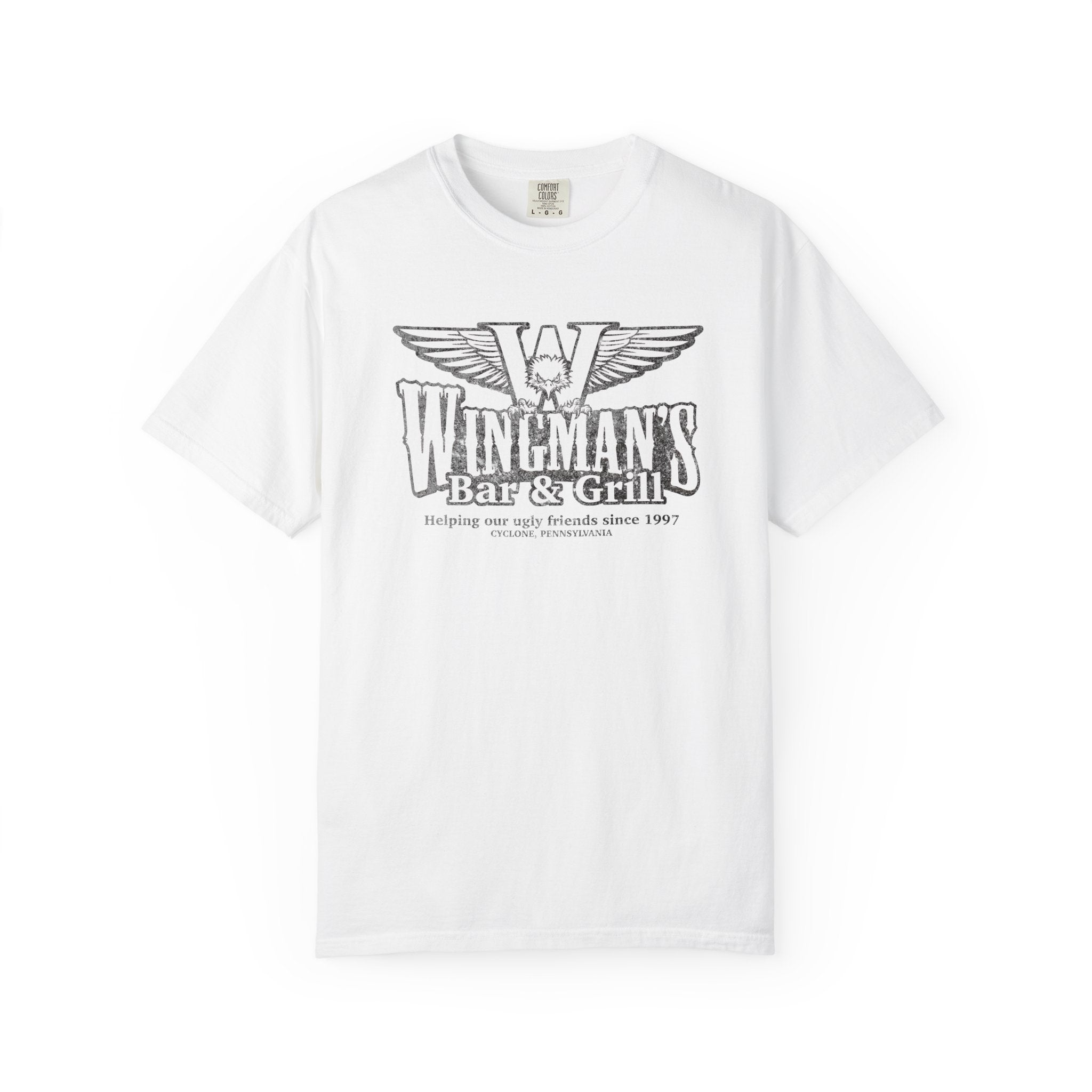 Wingman's Bar & Grill T-Shirt: Helping our ugly friends since 1997 - J Pop's Closet